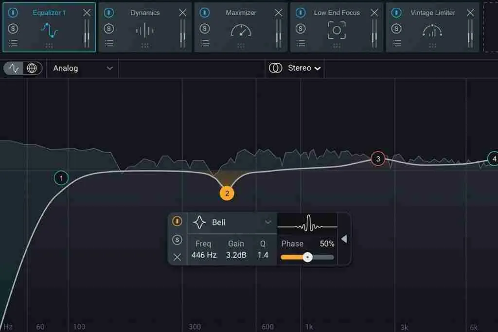 mastering with ozone equalizer module
