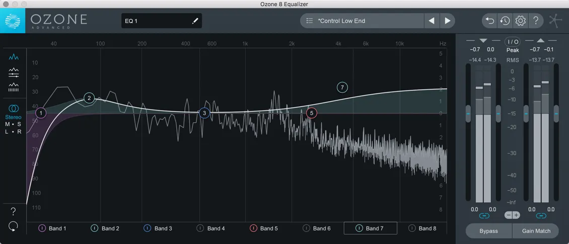 mastering with ozone equalizer module